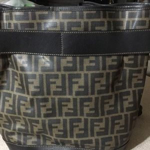 Authentic Fendi large bucket bag